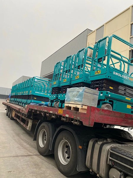 新年伊始，山河高機(jī)再次發(fā)貨華南市場(chǎng)