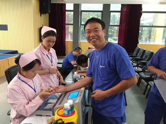 血液連接你我大愛感動(dòng)星城——記山河智能2016年夏季無償獻(xiàn)血活動(dòng)