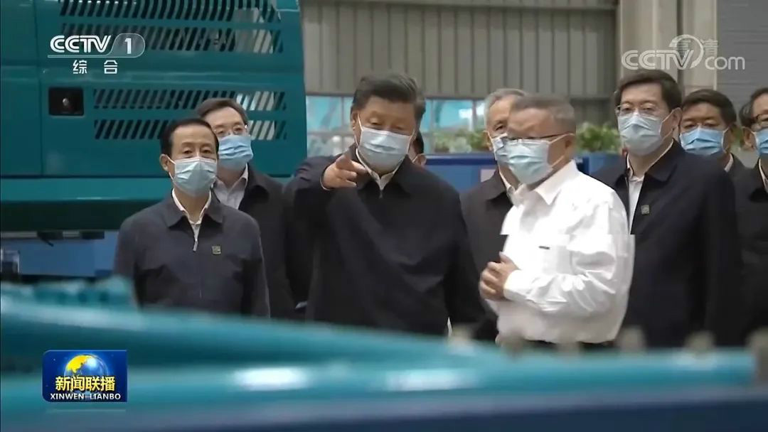 總書記“點贊”山河創(chuàng)新，山河智能集中收看《新聞聯播》