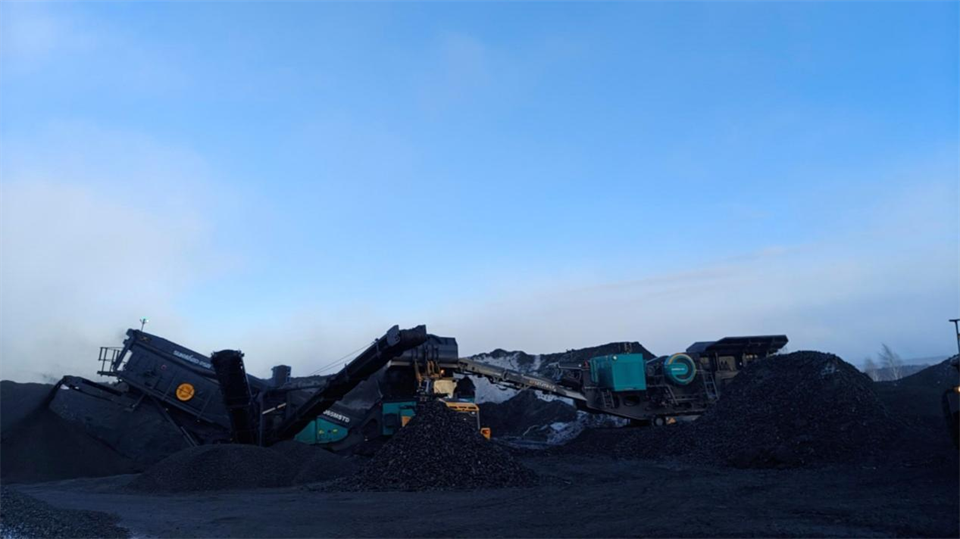 不懼-30℃極寒挑戰(zhàn)，山河普石勒破碎篩分設(shè)備穩(wěn)定運行！