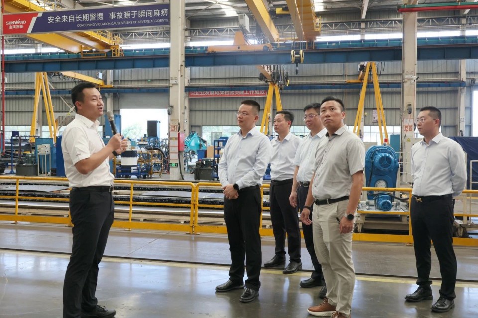 共商合作，建華控股有限公司董事長汪貴華到訪山河智能